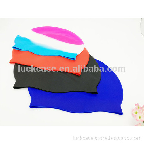 Customize Logo Flexible Waterproof Silicone Swimming Cap